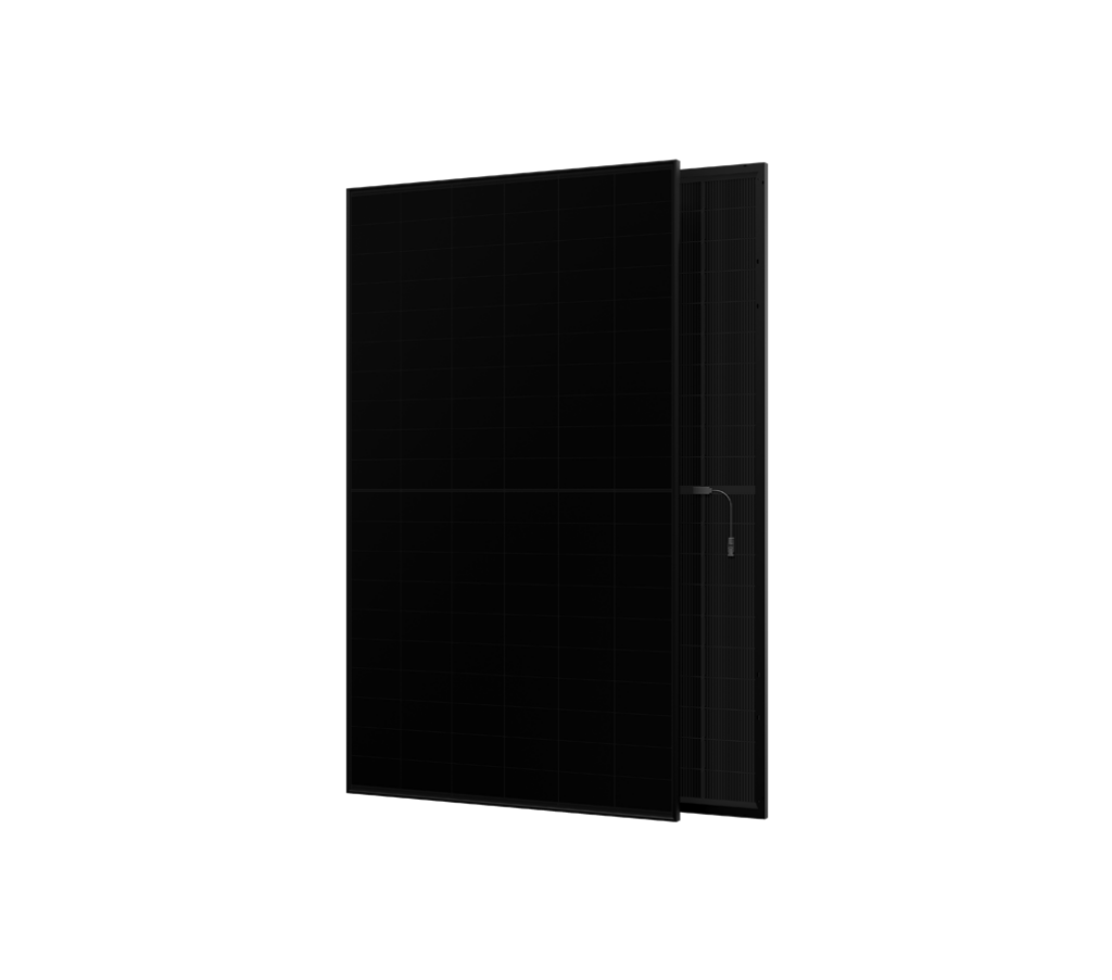 Moduł Aiko Neostar 2S+ fullblack z ogniwami n-type ABC (back contact) – oficjalny render producenta