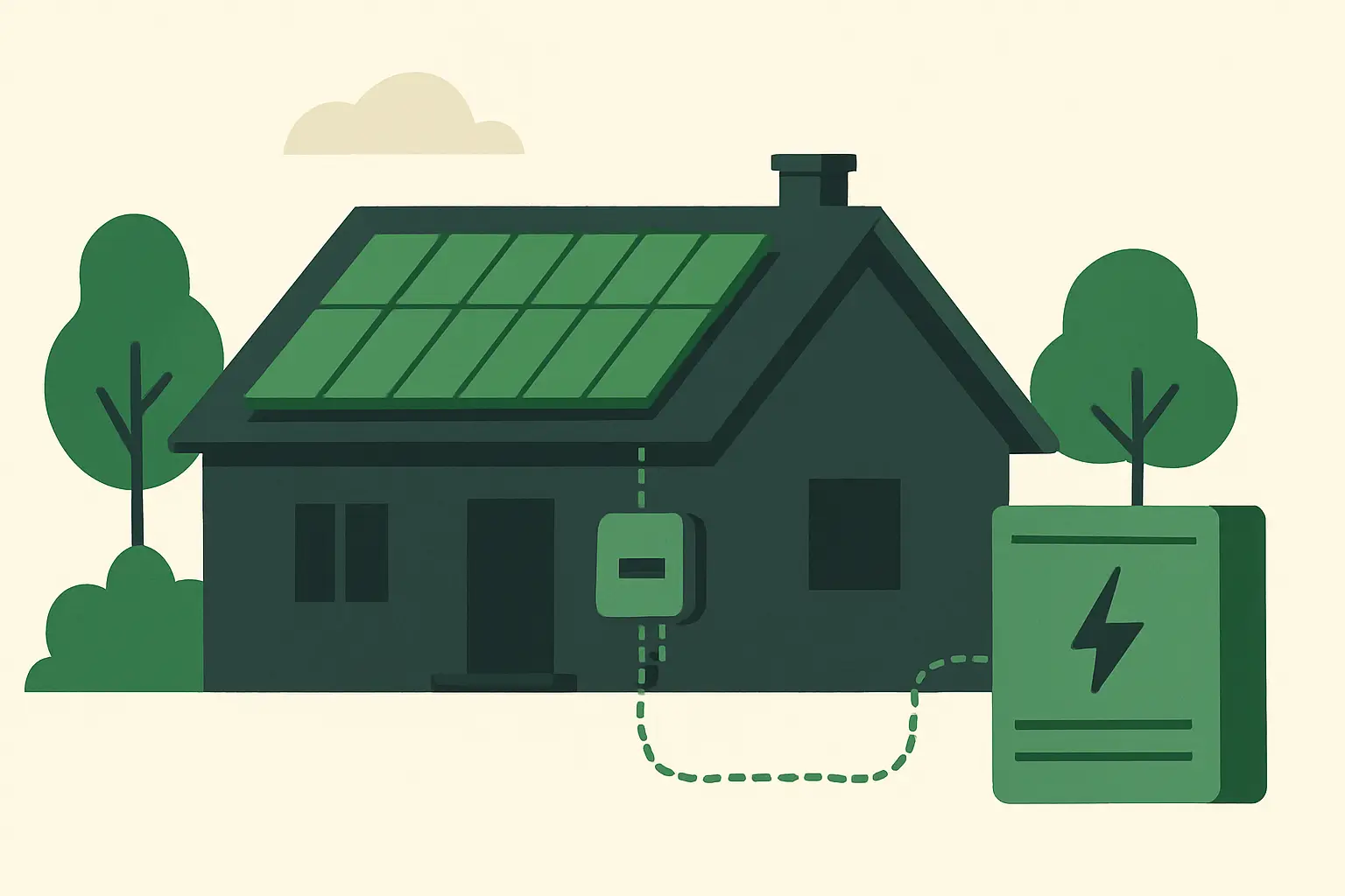 Ilustracja poglądowa do artykułu „Magazyn energii w Stalowej Woli. Ile prądu daje fotowoltaika”