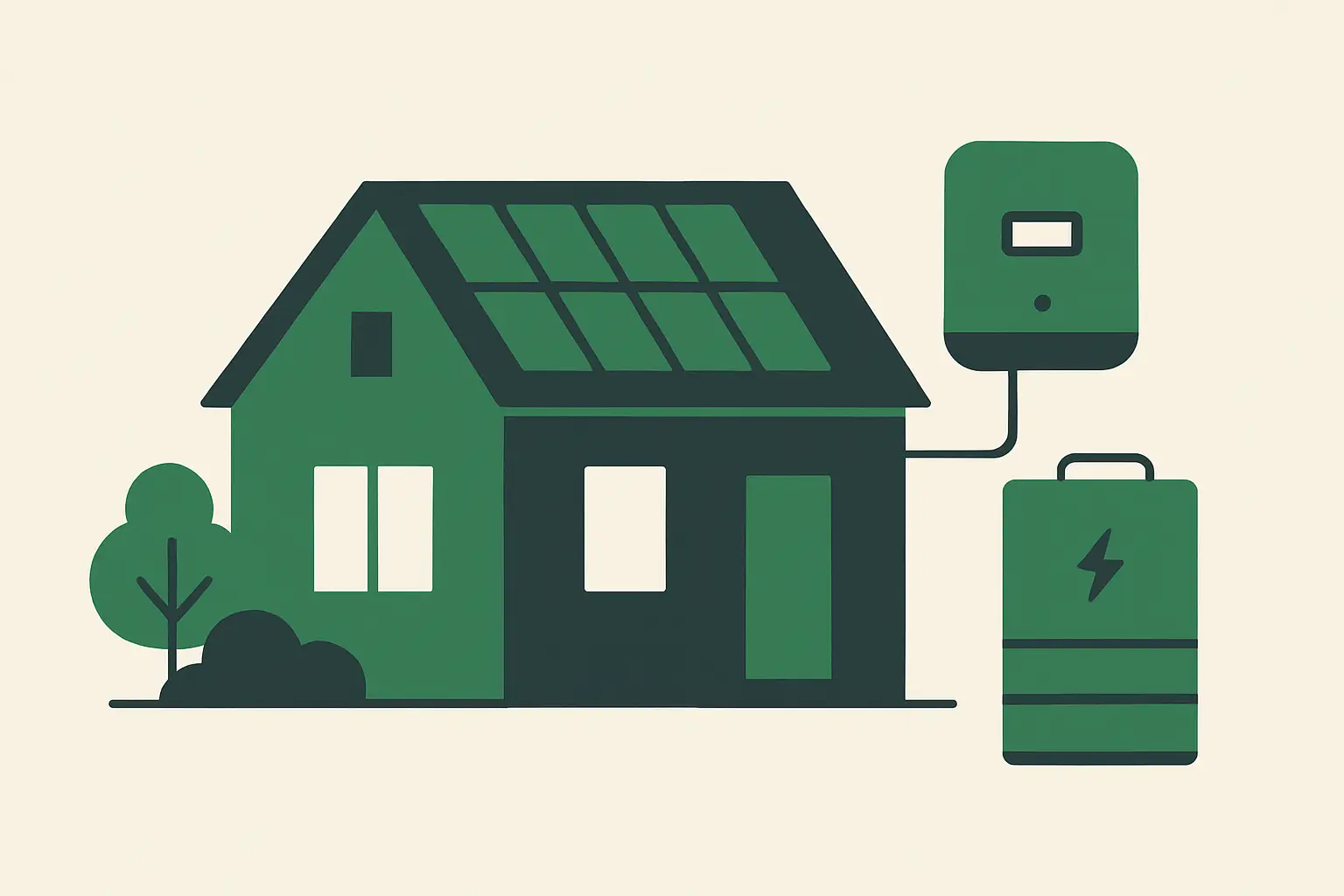Ilustracja poglądowa do artykułu „Magazyn energii w Drezdenku — ile prądu daje tu fotowoltaika”