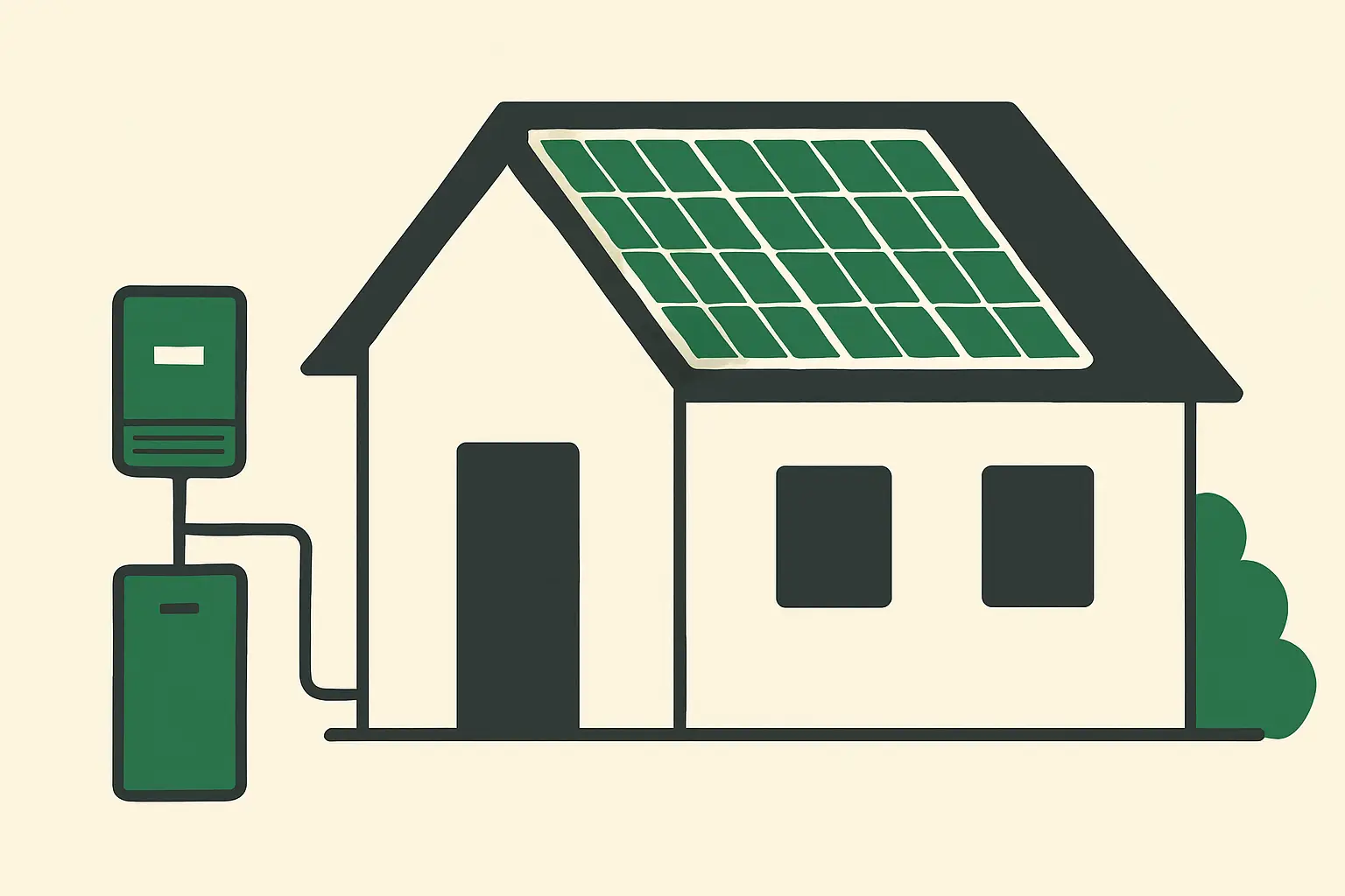 Ilustracja poglądowa do artykułu „Magazyn energii w Złocieńcu: ile prądu daje tu fotowoltaika”
