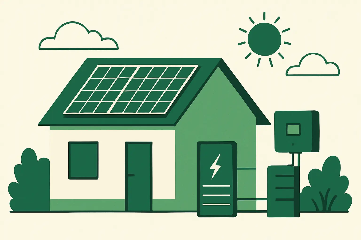 Ilustracja poglądowa do artykułu „Magazyn energii w Chojnowie: ile prądu daje tu fotowoltaika”