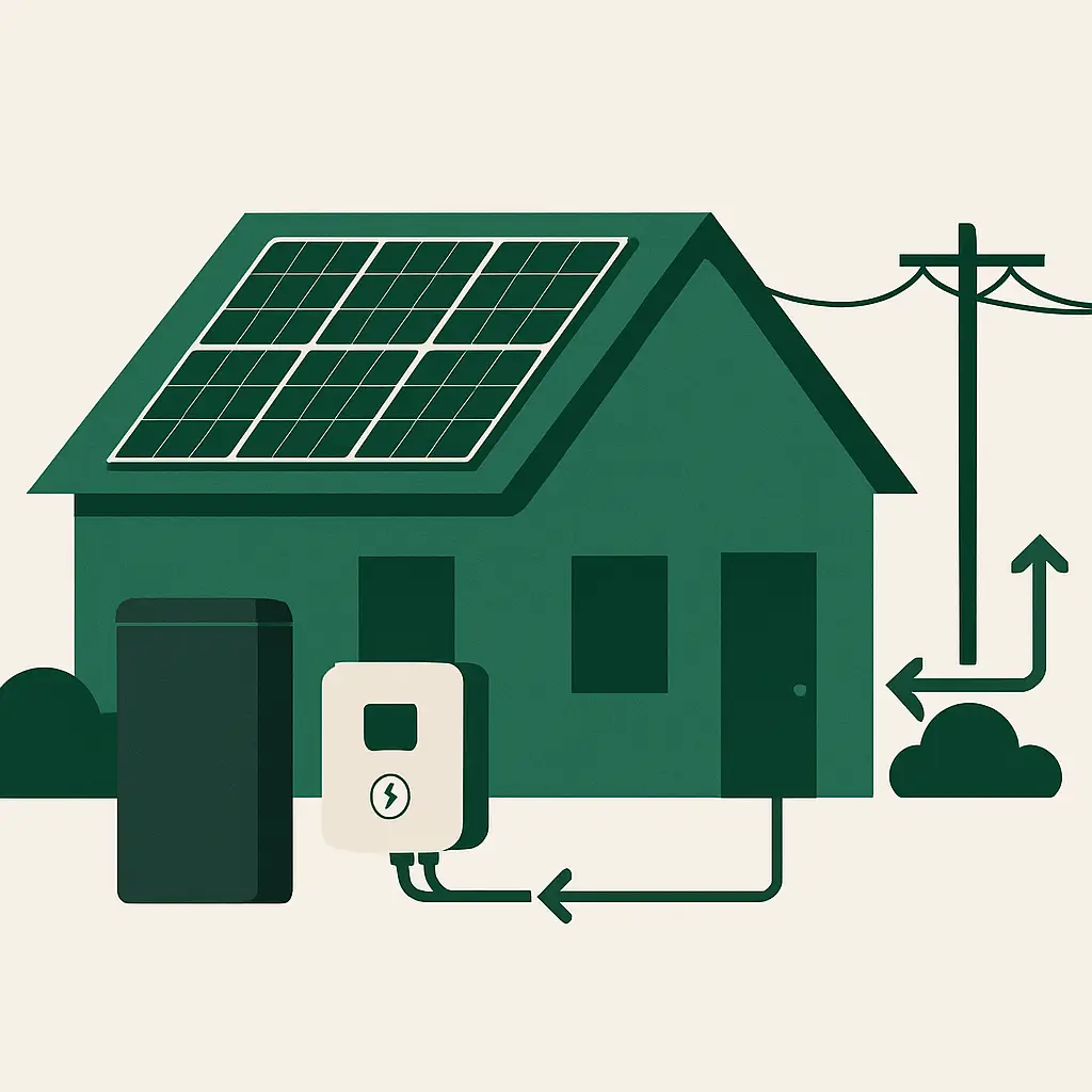 Ilustracja poglądowa do części „Ceny energii a ładowanie i oddawanie do sieci”