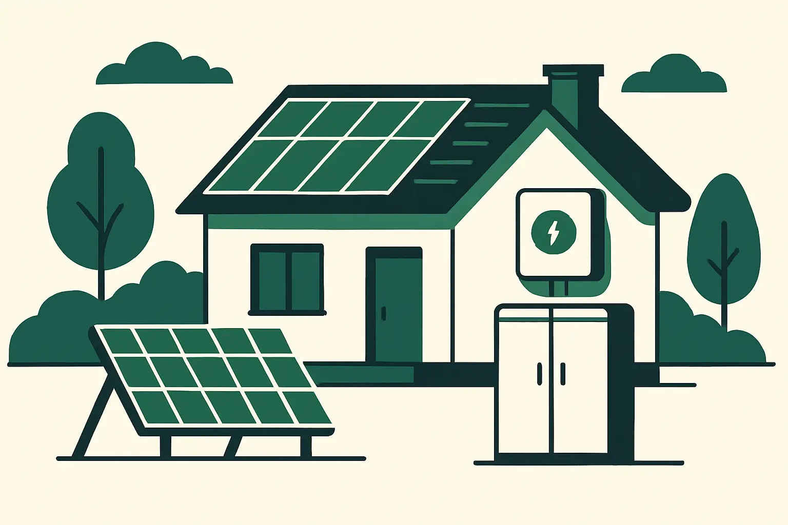 Ilustracja poglądowa do artykułu „Magazyn energii w Miliczu — ile prądu daje tu fotowoltaika”