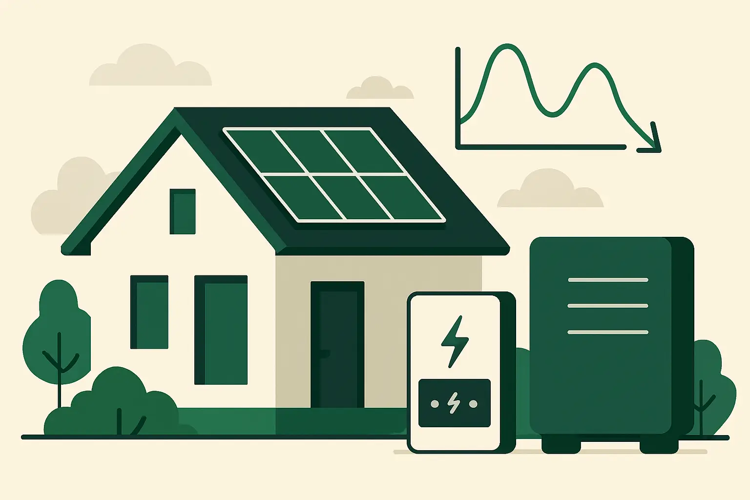 Ilustracja poglądowa do artykułu „Magazyn energii w Strzelinie. Ile prądu daje tu fotowoltaika”