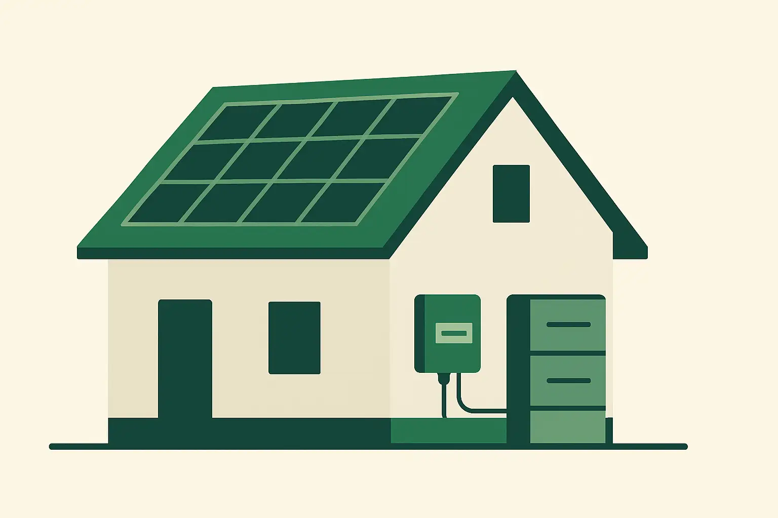 Ilustracja poglądowa do artykułu „Magazyn energii w Ząbkowicach Śląskich — ile prądu daje tu fotowoltaika”