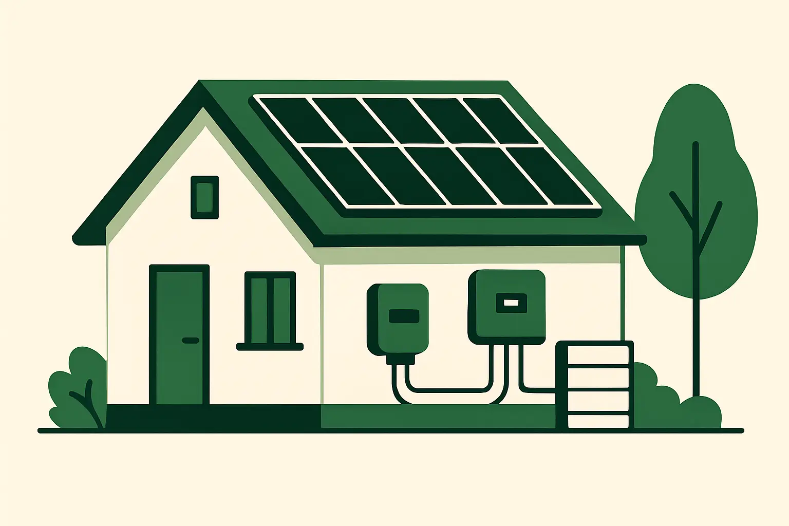 Ilustracja poglądowa do artykułu „Magazyn energii w Kórniku — ile prądu daje tu fotowoltaika”