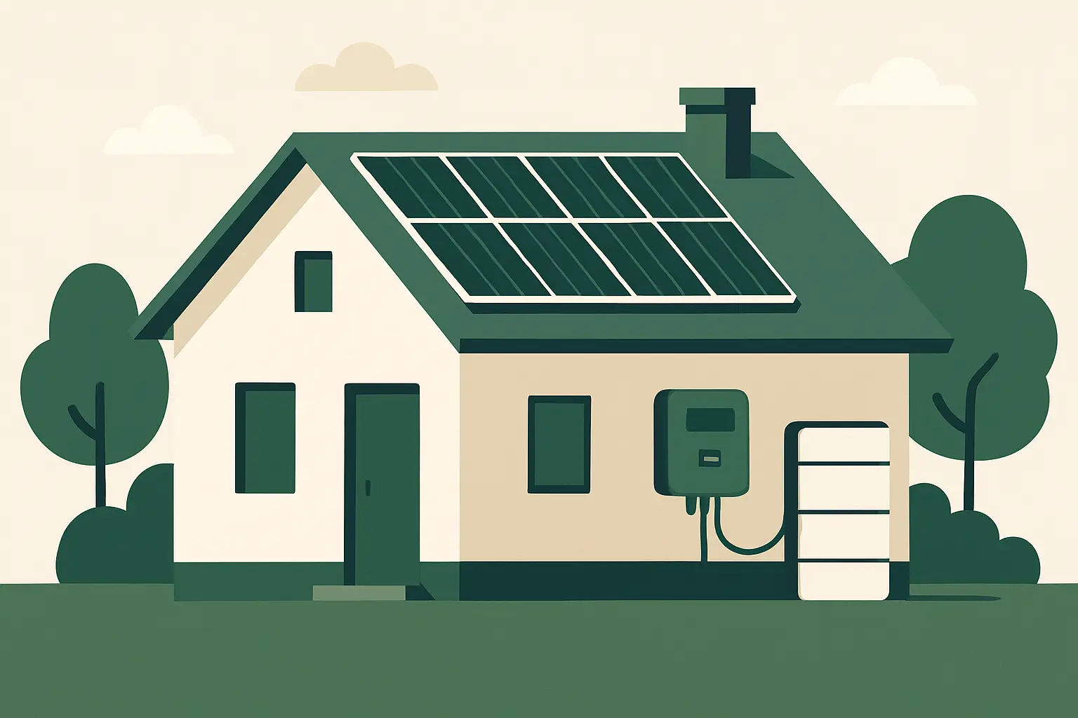 Ilustracja poglądowa do artykułu „Magazyn energii w Szubinie — ile prądu daje tu fotowoltaika”