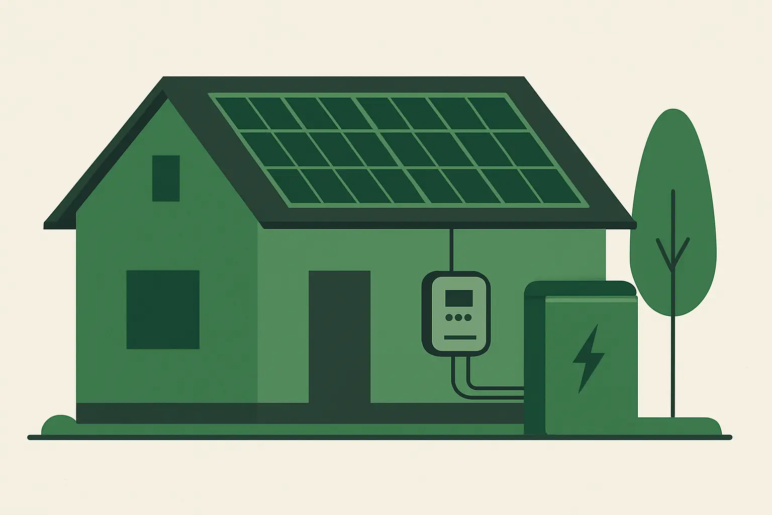 Ilustracja poglądowa do artykułu „Magazyn energii w Radziejowie: ile prądu daje tu fotowoltaika”