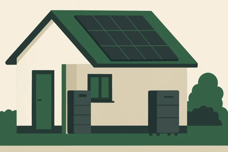 Ilustracja poglądowa do artykułu „Gdzie ustawić magazyn energii w domu i na zewnątrz”