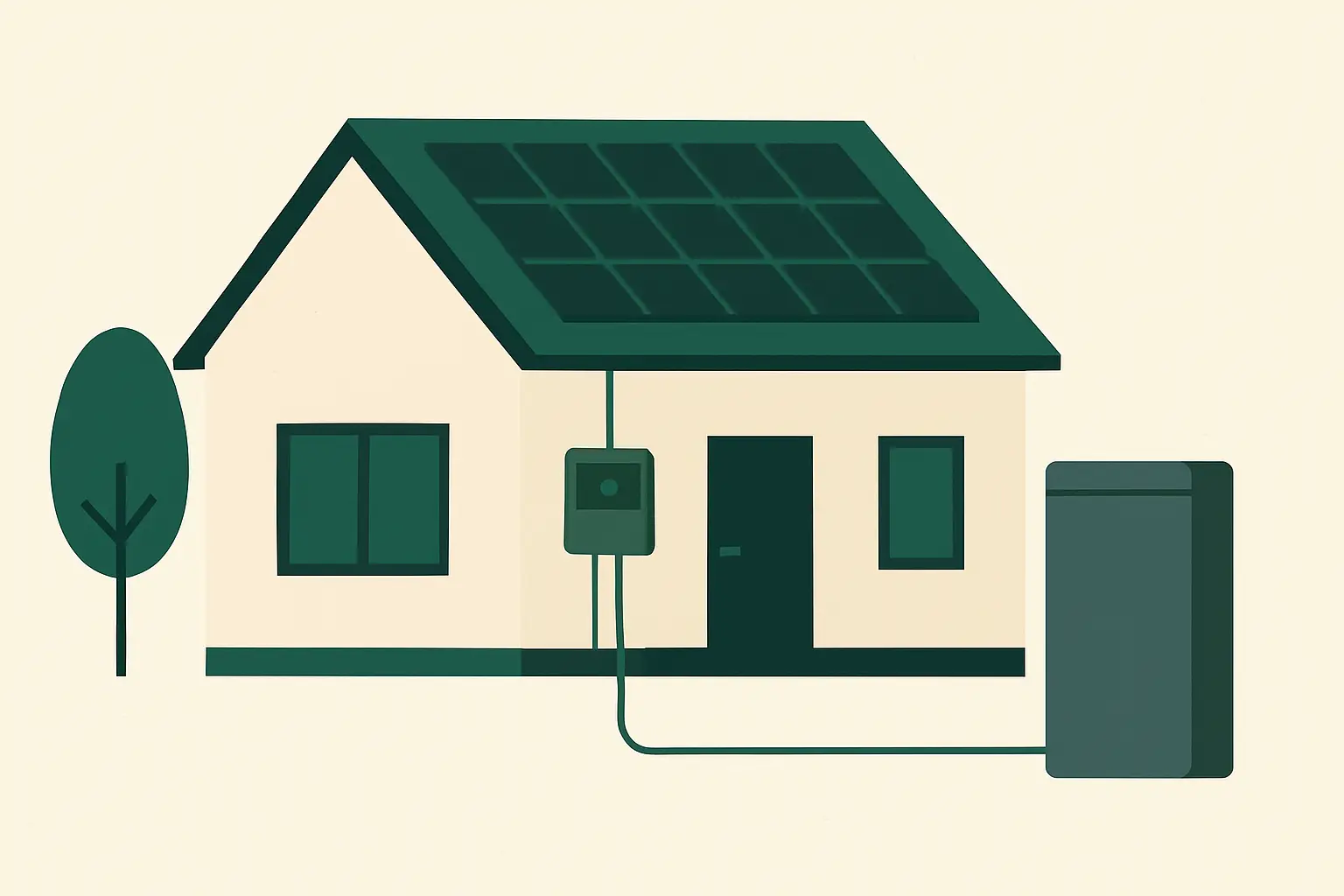 Ilustracja poglądowa do artykułu „Magazyn energii w Makowie Mazowieckim: ile prądu daje fotowoltaika”
