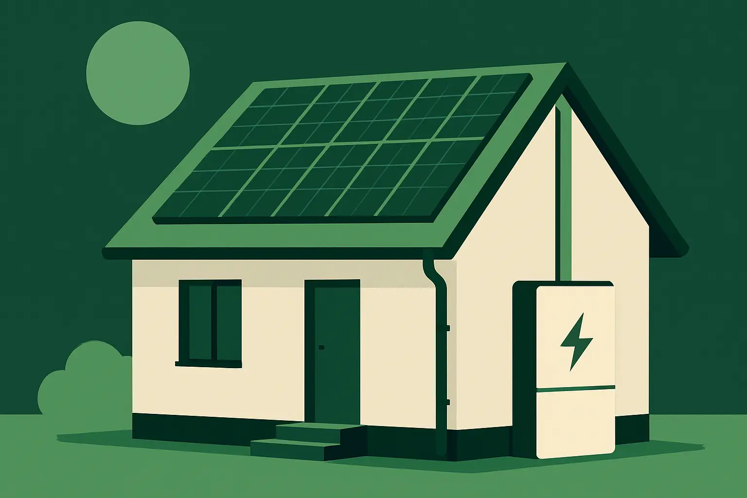 Ilustracja poglądowa do artykułu „Magazyn energii w Pajęcznie: ile prądu daje fotowoltaika”