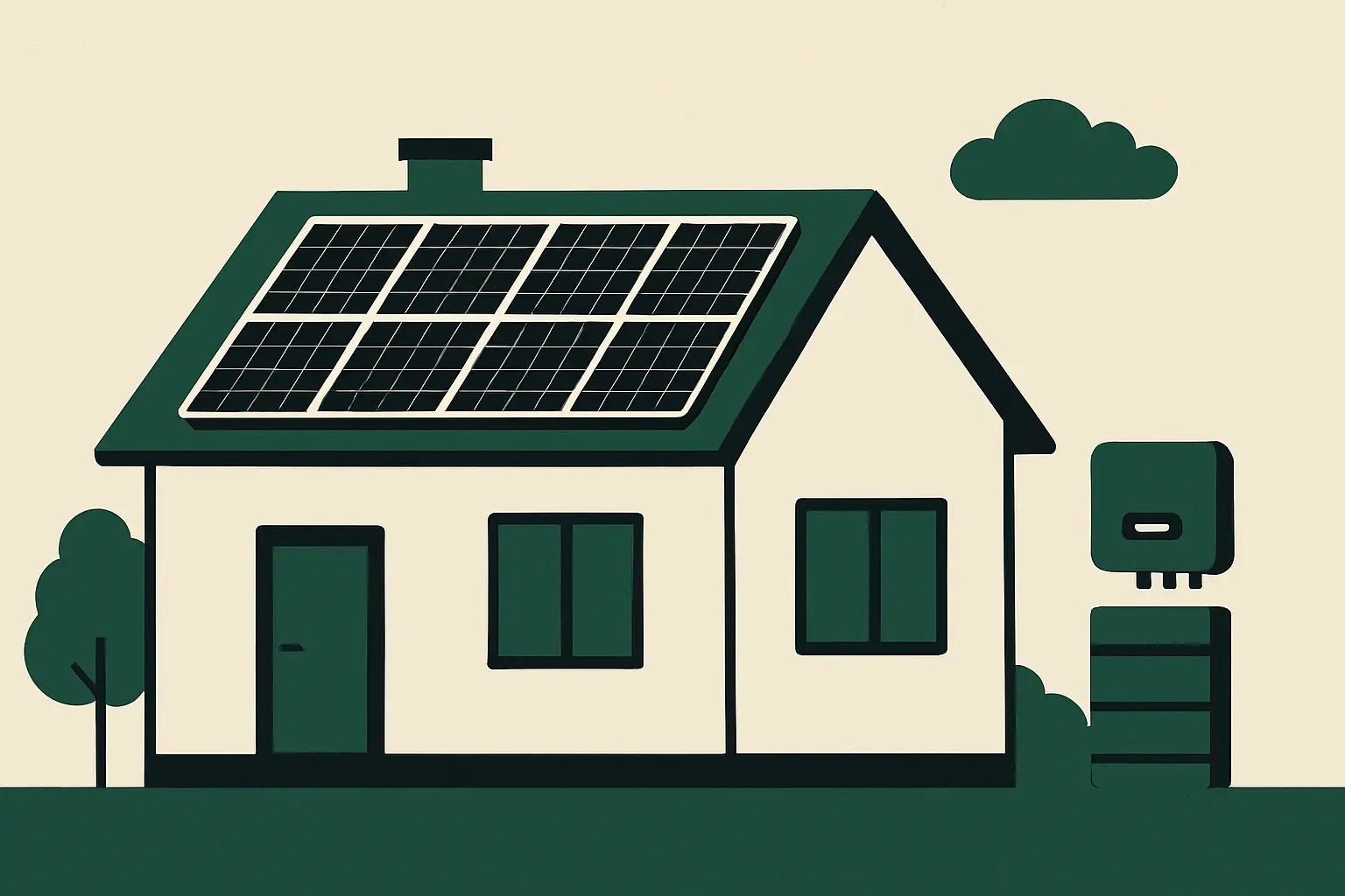 Ilustracja poglądowa do artykułu „Magazyn energii w Rzepinie. Ile prądu daje fotowoltaika”