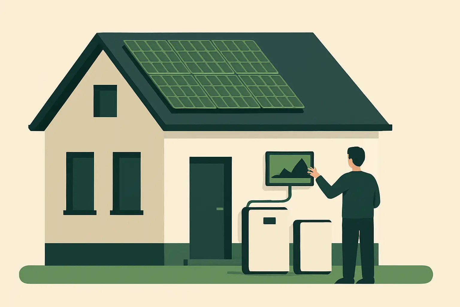 Ilustracja poglądowa do artykułu „Magazyn energii w Tomaszowie Lubelskim. Ile daje fotowoltaika”
