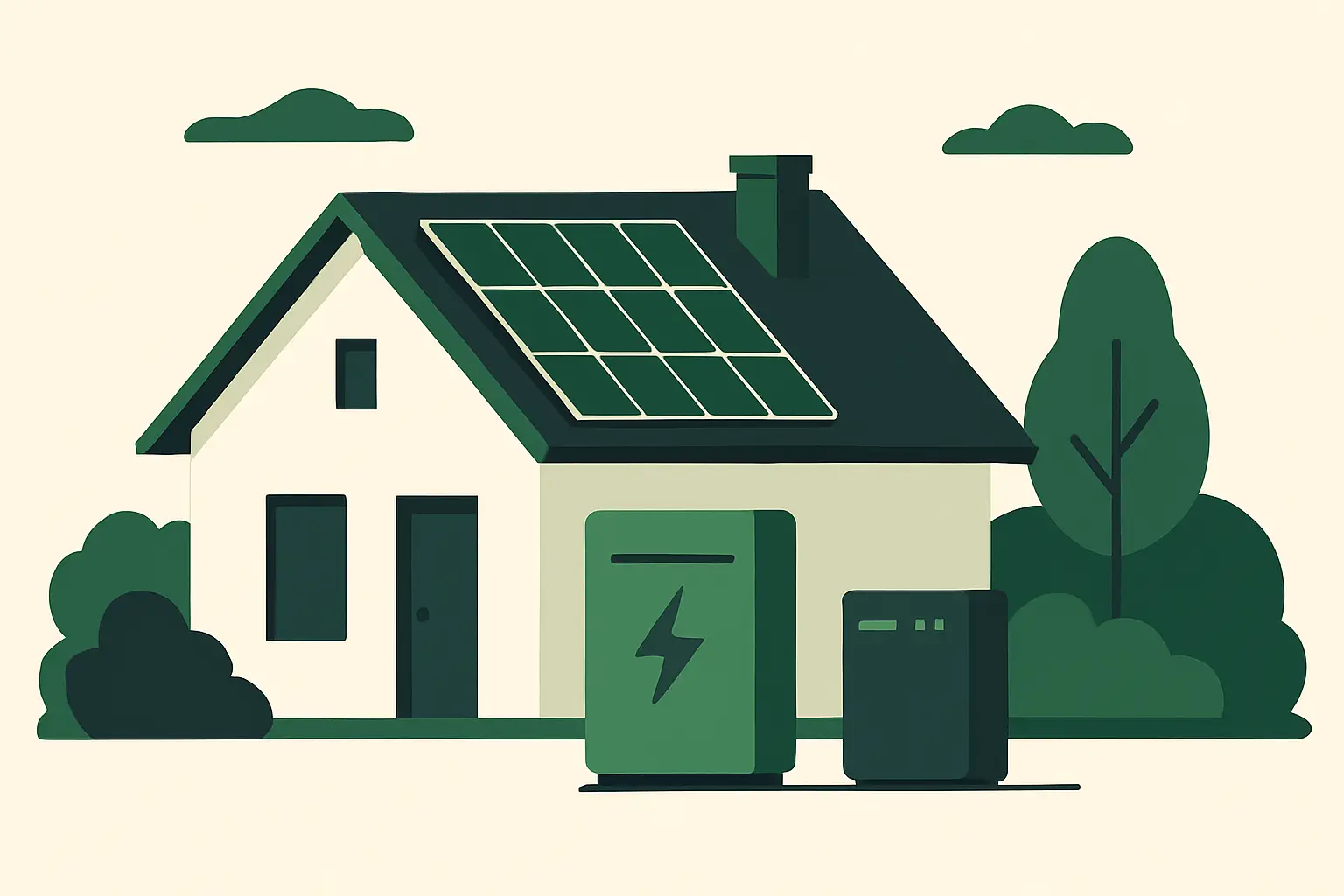 Ilustracja poglądowa do artykułu „Magazyn energii w Uniejowie: ile prądu daje fotowoltaika”