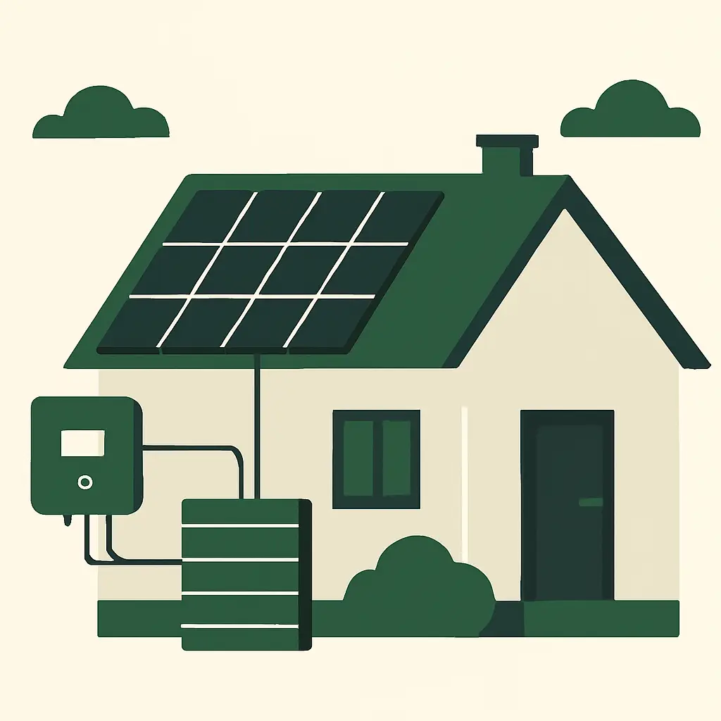 Ilustracja poglądowa do części „Ile energii daje fotowoltaika w Drzewicy”