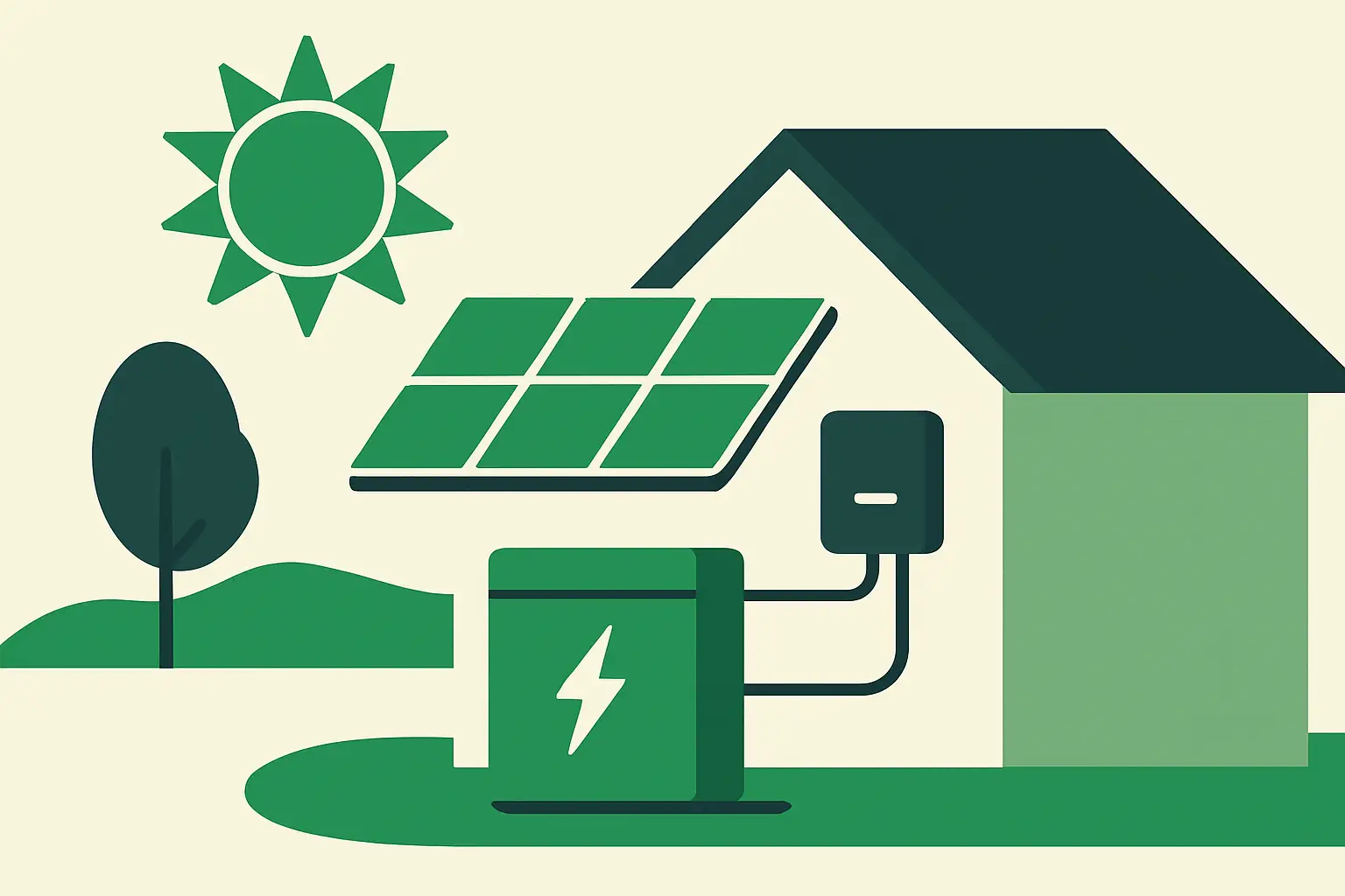 Ilustracja poglądowa do artykułu „Magazyn energii w Janowie Lubelskim: ile daje fotowoltaika”