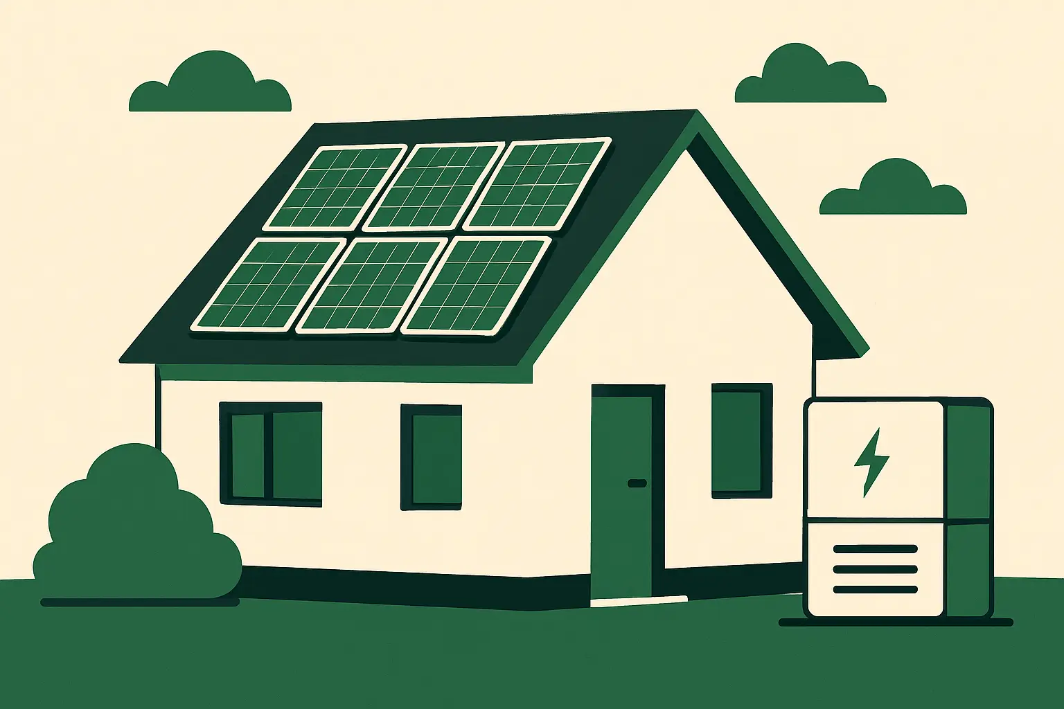 Ilustracja poglądowa do artykułu „Magazyn energii w Łęcznej: ile prądu daje fotowoltaika”