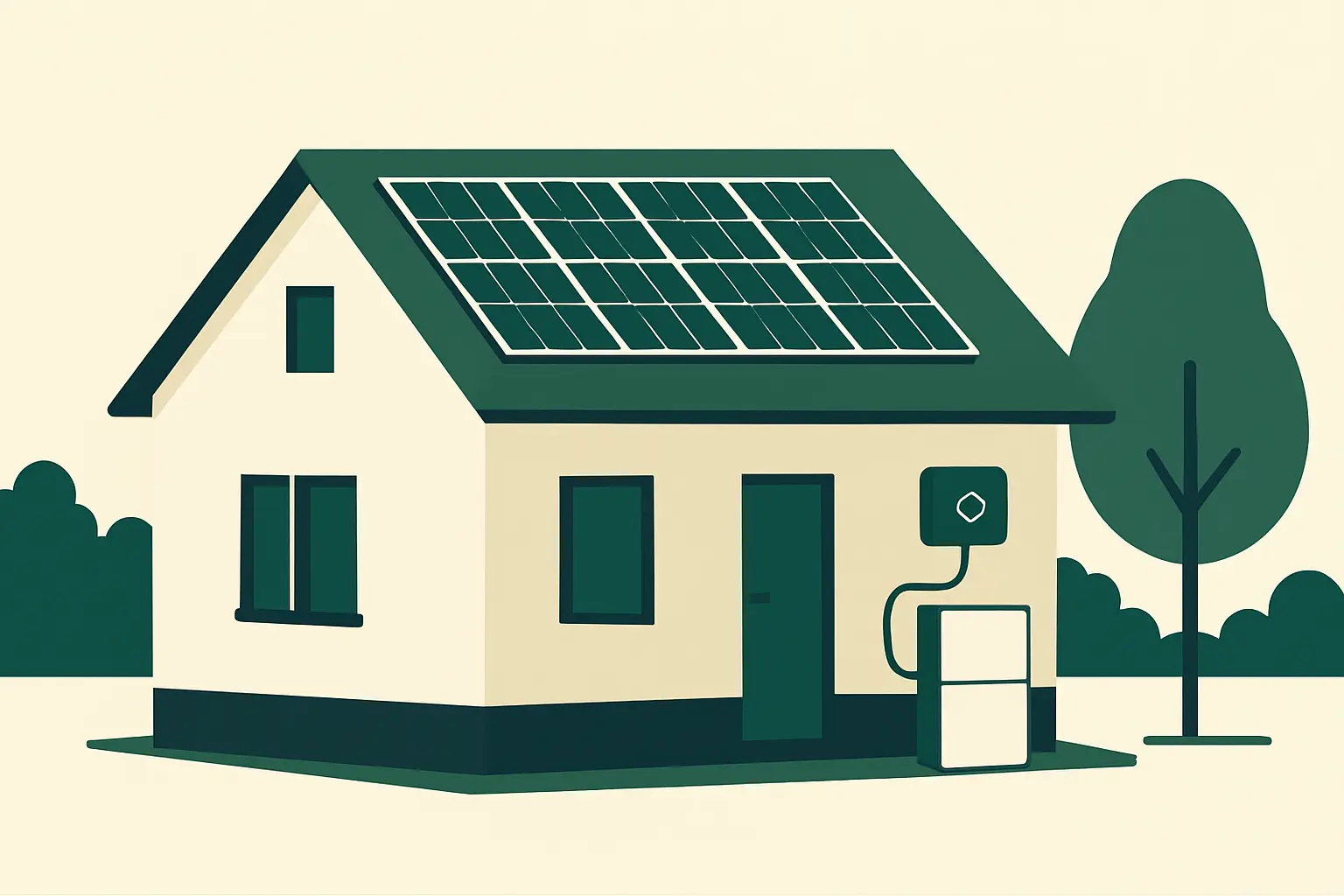 Ilustracja poglądowa do artykułu „Magazyn energii w Łowiczu: ile prądu daje fotowoltaika”