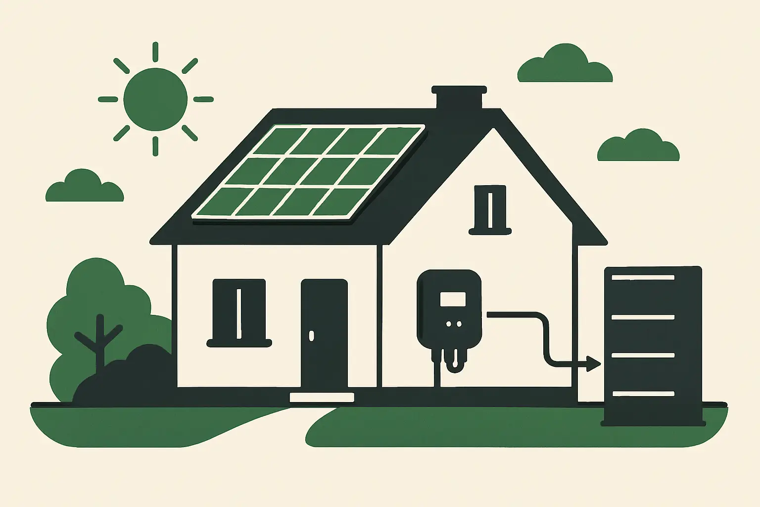 Ilustracja poglądowa do artykułu „Magazyn energii w Międzyrzeczu: ile prądu daje fotowoltaika”