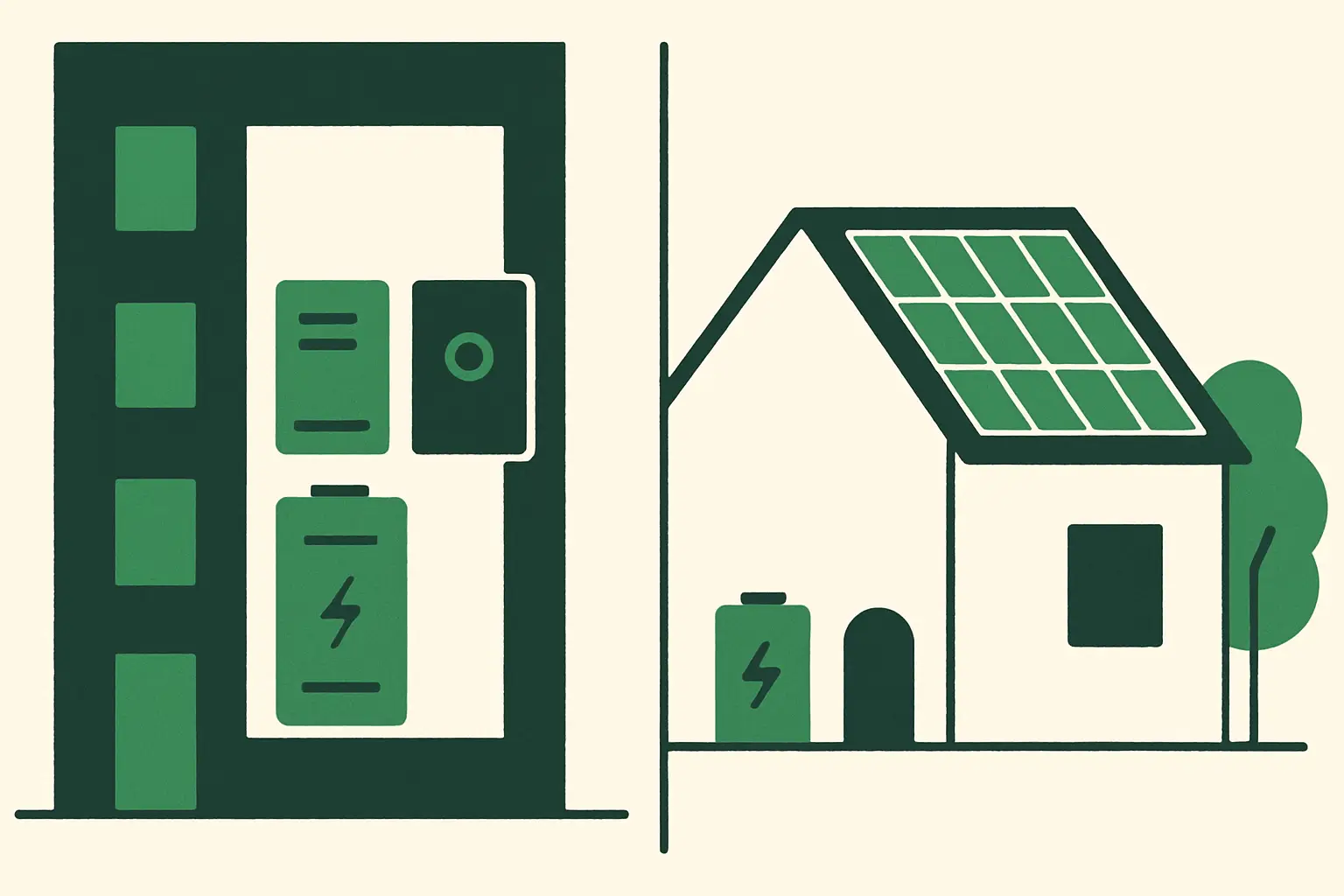 Ilustracja poglądowa do artykułu „Magazyn energii w mieszkaniu w bloku. Możliwości i alternatywy”