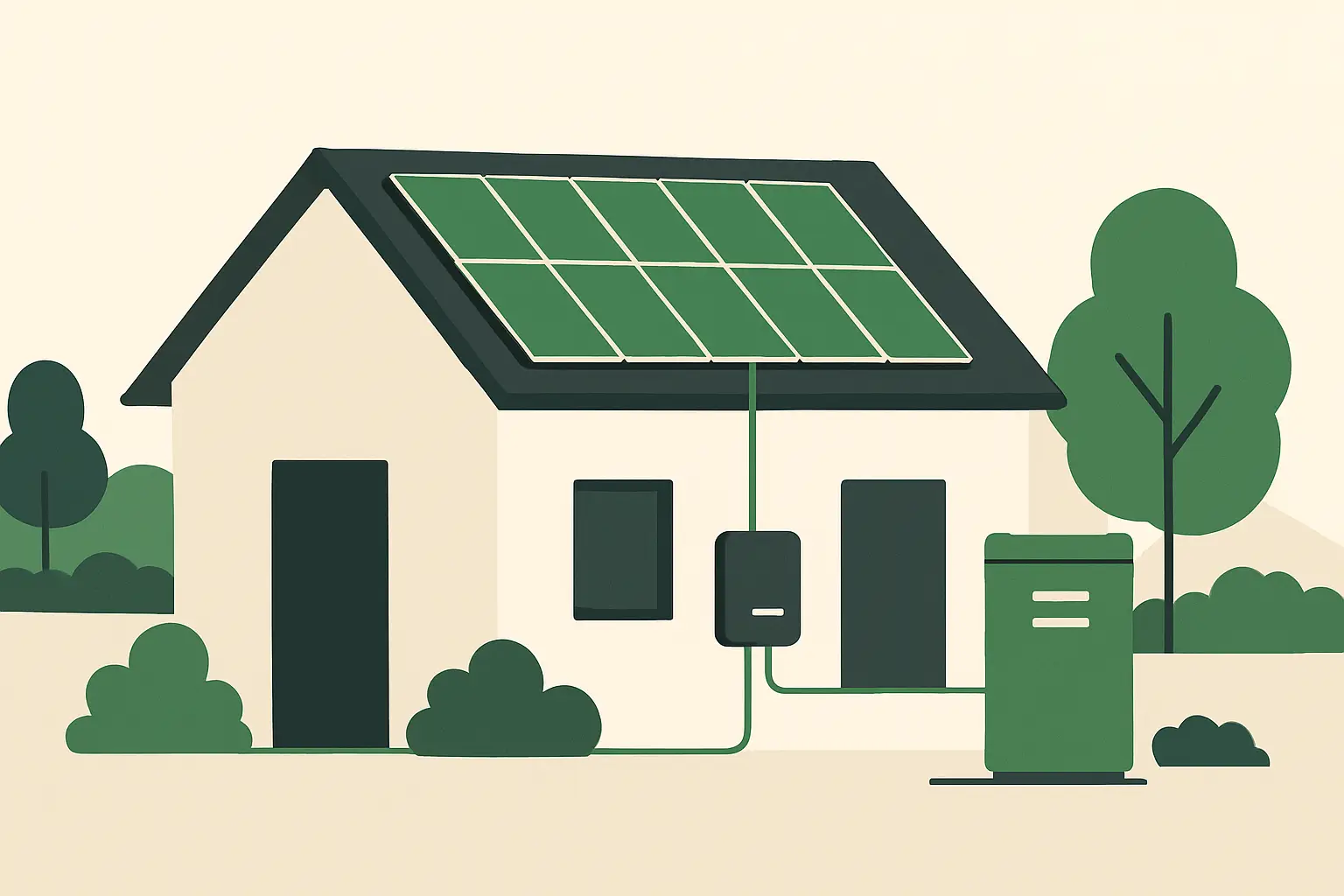 Ilustracja poglądowa do artykułu „Magazyn energii w Nowej Soli: ile prądu daje fotowoltaika”
