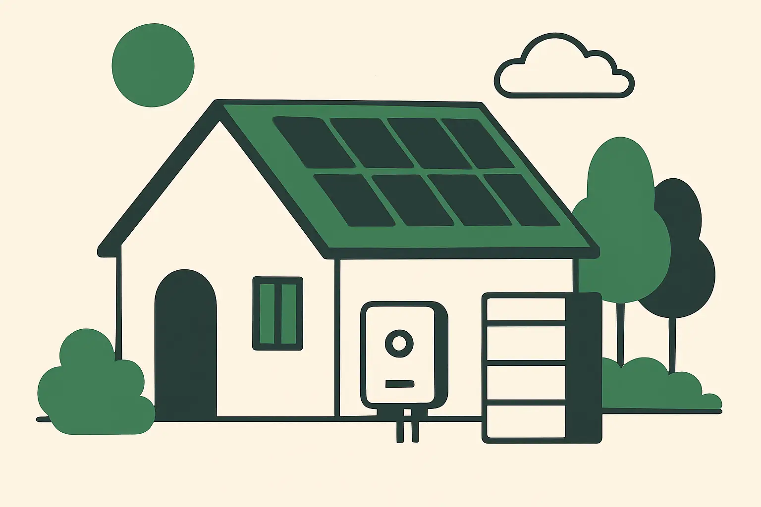 Ilustracja poglądowa do artykułu „Magazyn energii w Pawłowicach: ile prądu daje fotowoltaika”