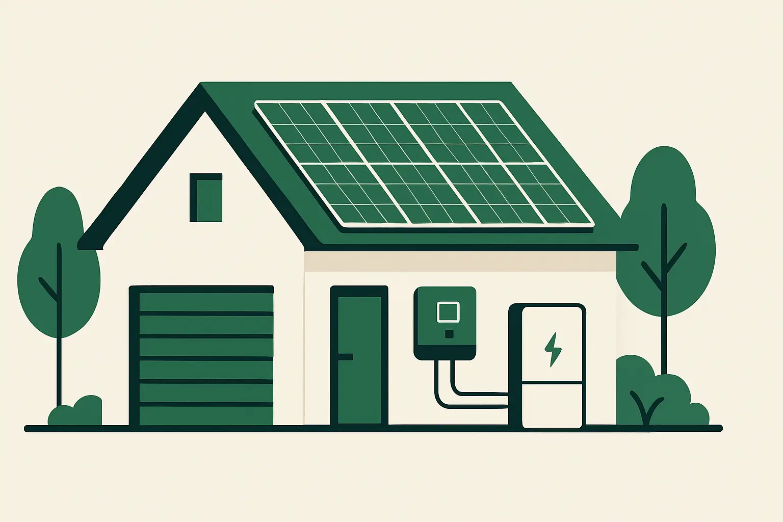 Ilustracja poglądowa do artykułu „Magazyn energii w Sławie: ile prądu daje fotowoltaika”