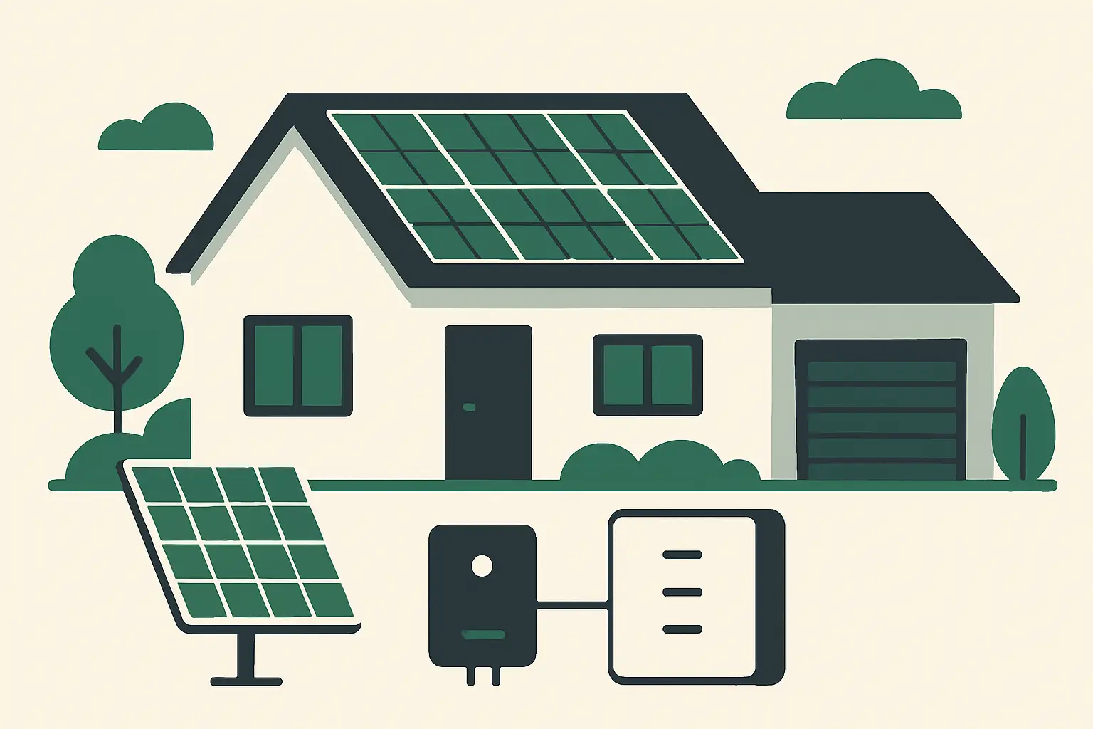 Ilustracja poglądowa do artykułu „Magazyn energii w Sycowie: ile prądu daje fotowoltaika”