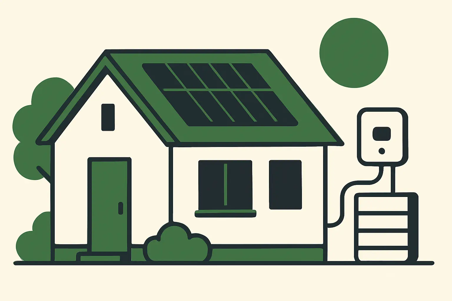 Ilustracja poglądowa do artykułu „Magazyn energii w Żaganiu: ile prądu daje tu fotowoltaika”