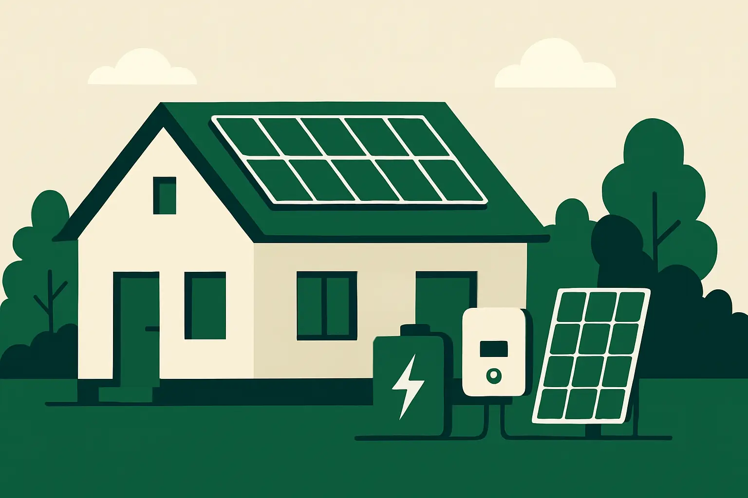 Ilustracja poglądowa do artykułu „Magazyn energii we Włodawie: ile prądu daje fotowoltaika”