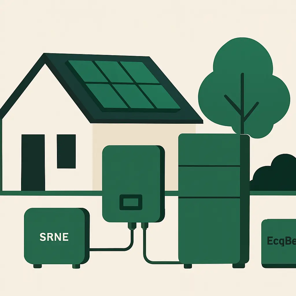 Ilustracja poglądowa do części „SRNE, Sigenergy, Deye, Hoymiles, Huawei, Ennovance, EcoBSS w praktyce”
