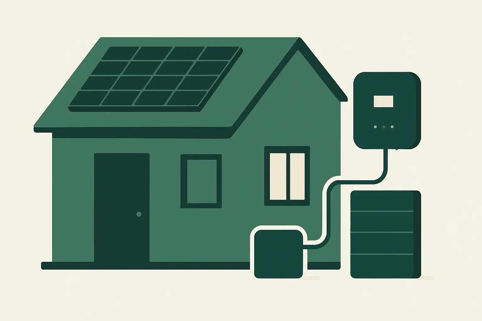 Ilustracja poglądowa do artykułu „kWh, kWp, SoC, BMS i prosument. Co znaczą te pojęcia?”